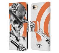 Head Case Designs sous Licence Officielle Alchemy Gothic Droog Mort Crâne Étui Portefeuille en Cuir Compatible avec Apple iPhone 7/8 / SE 2020 & 2022