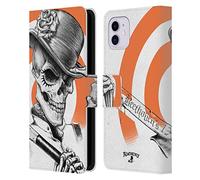 Head Case Designs sous Licence Officielle Alchemy Gothic Droog Mort Crâne Étui Portefeuille en Cuir Compatible avec Apple iPhone 11