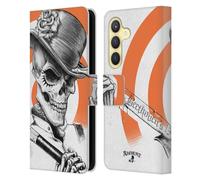 Head Case Designs sous Licence Officielle Alchemy Gothic Droog Mort Crâne Étui Portefeuille en Cuir Compatible avec Samsung Galaxy S24 5G