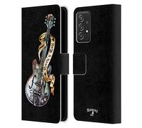 Head Case Designs sous Licence Officielle Alchemy Gothic Guitare Rock'it 56 Illustration Étui Portefeuille en Cuir Compatible avec Galaxy A52 / A52s / 5G (2021)