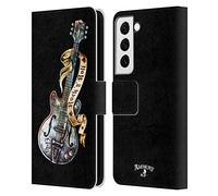 Head Case Designs sous Licence Officielle Alchemy Gothic Guitare Rock'it 56 Illustration Étui Portefeuille en Cuir Compatible avec Samsung Galaxy S22 5G