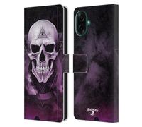 Head Case Designs sous Licence Officielle Alchemy Gothic Le Vide géométrique Crâne Étui Portefeuille en Cuir Compatible avec Samsung Galaxy A07