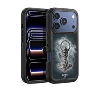 Head Case Designs sous Licence Officielle Alchemy Gothic Marteau de Mjolnir Illustration Étui Antichoc Ultra-Blindé Compatible avec Apple iPhone 17 Pro