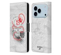 Head Case Designs sous Licence Officielle Alchemy Gothic Médaillon de Vie charmé Crâne Étui Portefeuille en Cuir Compatible avec Apple iPhone 17 Pro