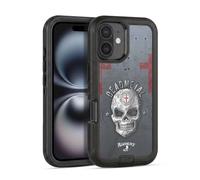 Head Case Designs sous Licence Officielle Alchemy Gothic Métal Mort Crâne Étui Antichoc Ultra-Blindé Compatible avec Apple iPhone 16