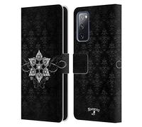Head Case Designs sous Licence Officielle Alchemy Gothic Morelle Noire Mortel Illustration Étui Portefeuille en Cuir Compatible avec Samsung Galaxy S20 FE / 5G