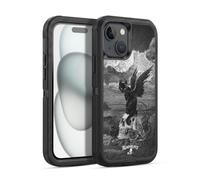 Head Case Designs sous Licence Officielle Alchemy Gothic Neuf Vies de crâne de Poe Chats Étui Antichoc Ultra-Blindé Compatible avec Apple iPhone 15