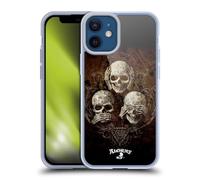 Head Case Designs sous Licence Officielle Alchemy Gothic No Crâne maléfique Trois Crâne Coque en Gel [Protection de Qualité Militaire] Compatible avec Apple iPhone 12 Mini Et Compatible avec MagSafe