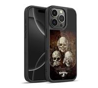 Head Case Designs sous Licence Officielle Alchemy Gothic No Crâne maléfique Trois Crâne Coque en Gel renforcée [Protection de Qualité Militaire] Compatible avec Apple iPhone 16 Pro