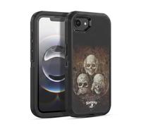 Head Case Designs sous Licence Officielle Alchemy Gothic No Crâne maléfique Trois Crâne Étui Antichoc Ultra-Blindé Compatible avec Apple iPhone 16e / iPhone 17e