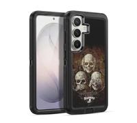 Head Case Designs sous Licence Officielle Alchemy Gothic No Crâne maléfique Trois Crâne Étui Antichoc Ultra-Blindé Compatible avec Samsung Galaxy S26