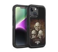 Head Case Designs sous Licence Officielle Alchemy Gothic No Crâne maléfique Trois Crâne Étui Antichoc Ultra-Blindé Compatible avec Apple iPhone 14