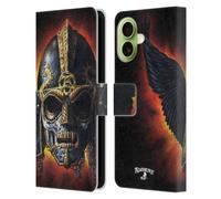 Head Case Designs sous Licence Officielle Alchemy Gothic Tête de Corbeau Ossa Aile Étui Portefeuille en Cuir Compatible avec Apple iPhone 17