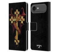 Head Case Designs sous Licence Officielle Alchemy Gothic Vengeance Reditus Dragon Étui Portefeuille en Cuir Compatible avec Apple iPhone 17 Air