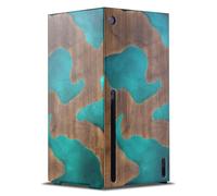 Head Case Designs Sous Licence Officielle Alyn Spiller Bois et Résine Aqua Mix Art Enveloppement De Console De Jeu Compatible avec Xbox Series X