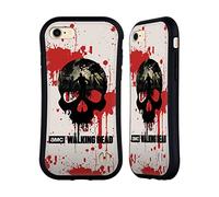Head Case Designs sous Licence Officielle AMC The Walking Dead Crain Silhouettes Coque Hybride Compatible avec Apple iPhone 7/8 / SE 2020 & 2022