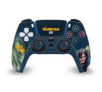Head Case Designs sous Licence Officielle AMC The Walking Dead Daryl Action d'épier Daryl Dixon Graphiques Vinyle Plaque Frontale Autocollant De Jeu Peau Compatible avec Sony PS5 DualSense Controller