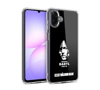 Head Case Designs sous Licence Officielle AMC The Walking Dead Daryl Dit Typographie Coque en Gel [Protection de Qualité Militaire] Compatible avec Samsung Galaxy A07