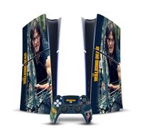 Head Case Designs sous Licence Officielle AMC The Walking Dead Daryl Lurk Daryl Dixon Graphiques Vinyle Autocollant De Jeu Peau Compatible avec PS5 Slim Digital Edition Console & DualSense Controller
