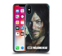 Head Case Designs sous Licence Officielle AMC The Walking Dead Daryl Personnages Coque Dure pour l'arrière Compatible avec Apple iPhone X/iPhone XS