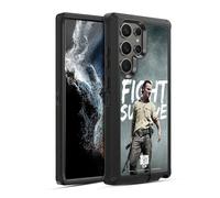 Head Case Designs sous Licence Officielle AMC The Walking Dead Fight Survive Rick Grimes Héritage Étui Antichoc Ultra-Blindé Compatible avec Samsung Galaxy S22 Ultra 5G