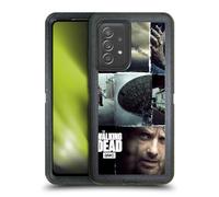 Head Case Designs sous Licence Officielle AMC The Walking Dead Indexez Art Vertical Logo Étui Antichoc Ultra-Blindé Compatible avec Galaxy A52 / A52s / 5G (2021)