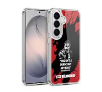Head Case Designs sous Licence Officielle AMC The Walking Dead La Dictature De Rick Typographie Coque en Gel [Protection de Qualité Militaire] Compatible avec Samsung Galaxy S26