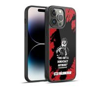Head Case Designs sous Licence Officielle AMC The Walking Dead La Dictature De Rick Typographie Coque en Gel renforcée [Protection de Qualité Militaire] Compatible avec Apple iPhone 14 Pro Max