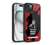 Head Case Designs sous Licence Officielle AMC The Walking Dead La Dictature De Rick Typographie Coque en Gel renforcée [Protection de Qualité Militaire] Compatible avec Apple iPhone 15