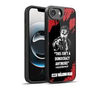 Head Case Designs sous Licence Officielle AMC The Walking Dead La Dictature De Rick Typographie Coque en Gel renforcée [Protection de Qualité Militaire] Compatible avec Apple iPhone 16e / iPhone 17e