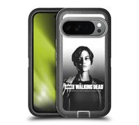 Head Case Designs sous Licence Officielle AMC The Walking Dead Maggie Portraits Filtrés Étui Antichoc Ultra-Blindé Compatible avec Google Pixel 10
