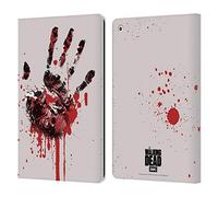 Head Case Designs sous Licence Officielle AMC The Walking Dead Main Silhouettes Étui Portefeuille en Cuir Compatible avec Apple iPad 10.2 2019/2020/2021