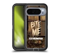 Head Case Designs sous Licence Officielle AMC The Walking Dead Mordez-Moi Typographie Étui Antichoc Ultra-Blindé Compatible avec Google Pixel 10 Pro XL