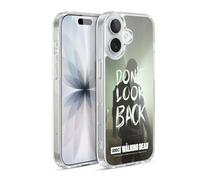 Head Case Designs sous Licence Officielle AMC The Walking Dead Ne Regardez Pas en Arrière Citations Coque en Gel [Qualité Militaire] Compatible avec Apple iPhone 17 Et avec MagSafe