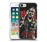 Head Case Designs sous Licence Officielle AMC The Walking Dead Negan Saison 10 Personnages Portraits Coque en Gel [Protection de Qualité Militaire] Compatible avec Apple iPhone 7/8 / SE 2020 & 2022
