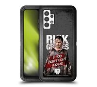 Head Case Designs sous Licence Officielle AMC The Walking Dead Poncho Sanglant Rick Grimes Héritage Étui Antichoc Ultra-Blindé Compatible avec Samsung Galaxy A13 (2022)