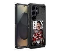 Head Case Designs sous Licence Officielle AMC The Walking Dead Poncho Sanglant Rick Grimes Héritage Étui Antichoc Ultra-Blindé Compatible avec Samsung Galaxy S25 Ultra