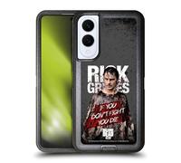 Head Case Designs sous Licence Officielle AMC The Walking Dead Poncho Sanglant Rick Grimes Héritage Étui Antichoc Ultra-Blindé Compatible avec Samsung Galaxy S25 Edge