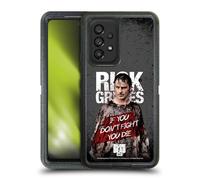 Head Case Designs sous Licence Officielle AMC The Walking Dead Poncho Sanglant Rick Grimes Héritage Étui Antichoc Ultra-Blindé Compatible avec Samsung Galaxy A53 5G (2022)