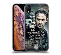 Head Case Designs sous Licence Officielle AMC The Walking Dead Question Rick Grimes Héritage Coque en Gel [Protection de Qualité Militaire] Compatible avec Apple iPhone XR