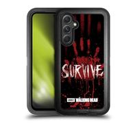 Head Case Designs sous Licence Officielle AMC The Walking Dead Réchappez De Main Typographie Étui Antichoc Ultra-Blindé Compatible avec Samsung Galaxy A54 5G
