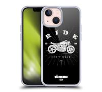 Head Case Designs sous Licence Officielle AMC The Walking Dead Ride Don't Walk Iconique de Daryl Dixon Coque en Gel [Qualité Militaire] Compatible avec Apple iPhone 13 Mini Et Compatible avec MagSafe
