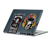 Head Case Designs sous Licence Officielle AMC The Walking Dead Survivants Icones Coque Ordinateur Portable Noir Pailleté Compatible avec MacBook Air 13.6" M2 A2681/M3 A3113/M4 A3240 2022/2024/2025