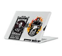 Head Case Designs sous Licence Officielle AMC The Walking Dead Survivors Icons Coque Transparent Pailleté Compatible avec MacBook Air 13.6" M2 A2681/M3 A3113/M4 A3240 2022/2024/2025
