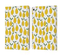 Head Case Designs sous Licence Officielle Andrea Lauren Design Citrons Modèles Nourriture Étui Portefeuille en Cuir Compatible avec Apple iPad Air 13 2024/2025