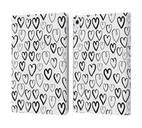 Head Case Designs sous Licence Officielle Andrea Lauren Design Coeurs comme Une Femme Étui Portefeuille en Cuir Compatible avec Apple iPad Air 13 2024/2025