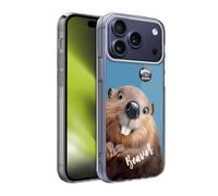 Head Case Designs sous Licence Officielle Animal Club International Castor Visages Coque en Gel [Protection de Qualité Militaire] Compatible avec Apple iPhone 17 Pro Max