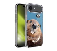 Head Case Designs sous Licence Officielle Animal Club International Castor Visages Coque en Gel [Protection de Qualité Militaire] Compatible avec Apple iPhone 17 Air