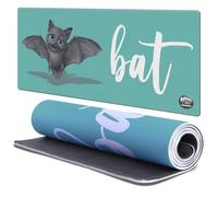Head Case Designs sous Licence Officielle Animal Club International Chauve Souris Visages 37.4 x 15.75 x 0.16 inches (900 x 400 mm) - XL Tapis De Souris pour Jeux Bureau PC Clavier