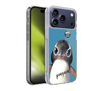 Head Case Designs sous Licence Officielle Animal Club International Manchot Visages Coque en Gel [Protection de Qualité Militaire] Compatible avec Apple iPhone 17 Pro